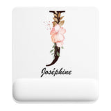 Tapis de souris ergonomique avec repose-poignet, accessoire bureau pour femme et homme, fête des pères, cadeau pas cher, idée cadeau fête des mères, secret santa, départ à la retraite, télétravail et gaming