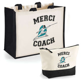 Cabas homme ou femme sac plage ou shopping tote bag pochette trousse Idée cadeau original pour anniversaire Noël travail départ retraite collègue famille fete des mères fetes des pères papa maman mamie papi