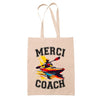 Noël cadeau de départ à la retraite cadeau de fin d'année scolaire idée cadeau cadeau de remerciement anniversaire coach sport sac cabas totebag sac jute