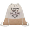 Sac Fête des Mères Mamie Maman Cadeau anniversaire Noël Travail Métier Départ Retraite Collègue Femme cabas shopping plage