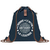 sac a dos homme bleu coton recycle avec pochette idee cadeau utile pour collegue papa ou ami cadeau homme noel anniversaire secret santa ou depart a la retraite sac durable pratique et robuste design sobre et elegant