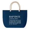 Sac de plage Bleu anse corde Baptiste Définition Homme