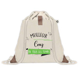 Sac à dos avec pochette Meilleur Couz de tous les temps