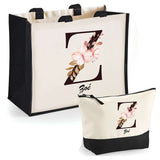 Cabas femme sac plage ou shopping tote bag pochette trousse Idée cadeau original pour anniversaire Noël travail départ retraite collègue famille fete des mères maman mamie