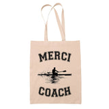 Noël cadeau de départ à la retraite cadeau de fin d'année scolaire idée cadeau cadeau de remerciement anniversaire coach sport sac cabas totebag sac jute