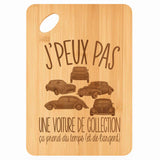 Planche bambou gravée personnalisée femme homme idée cadeau Fête des Mères Fête des Pères apéro papa maman prénom cuisine plateau fromage