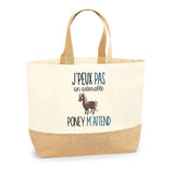 Sac Jute Fête des Mères Fêtes des Pères Mamie Papi Famille Idée Cadeau anniversaire Noël Travail Boulot Métier Départ Retraite Collègue Femme Homme