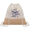 Sac Fête des Mères Mamie Famille Idée Cadeau anniversaire Noël Travail Boulot Métier Départ Retraite Collègue Femme cabas shopping plage
