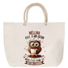 Sac Fête des Mères Mamie Famille Idée Cadeau anniversaire Noël Travail Boulot Métier Départ Retraite Collègue Femme cabas shopping plage