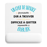 Tapis de souris ergonomique avec repose-poignet, accessoire bureau pour femme et homme, fête des pères, cadeau pas cher, idée cadeau fête des mères, secret santa, départ à la retraite, télétravail et gaming