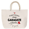 Sac Fête des Mères Mamie Famille Idée Cadeau anniversaire Noël Travail Boulot Métier Départ Retraite Collègue Femme cabas shopping plage