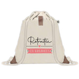 Sac à dos avec pochette Retraitée en Vacances