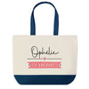 Sac de shopping bleu Ophélie en Vacances