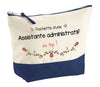 Pochette Trousse Fête des Mères Fêtes des Pères Mamie Papi Famille Idée Cadeau anniversaire Noël Travail Boulot Métier Départ Retraite Collègue Femme Homme