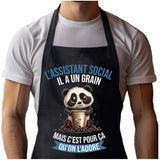 Cadeau Cuisinier cuisinière mère maman papa père mamie papi Vêtement Blouse de protection Barbecue Jardinage Tablier de Travail Tâches ménagères 