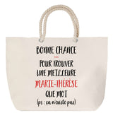 Sac Fête des Mères Mamie Famille Idée Cadeau anniversaire Noël Travail Boulot Métier Départ Retraite Collègue Femme cabas shopping plage