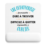 Tapis de souris ergonomique avec repose-poignet, accessoire bureau pour femme et homme, fête des pères, cadeau pas cher, idée cadeau fête des mères, secret santa, départ à la retraite, télétravail et gaming