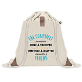 Sac à dos avec pochette Une Comptable Formidable