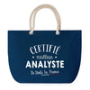 Sac de plage Bleu anse corde Certifié meilleur Analyste