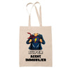Sac Fête des Mères Mamie Famille Idée Cadeau anniversaire Noël Travail Boulot Métier Départ Retraite Collègue Femme cabas shopping plage