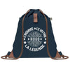 sac a dos homme bleu coton recycle avec pochette idee cadeau utile pour collegue papa ou ami cadeau homme noel anniversaire secret santa ou depart a la retraite sac durable pratique et robuste design sobre et elegant