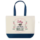 Sac Fête des Mères Mamie Famille Idée Cadeau anniversaire Noël Travail Boulot Métier Départ Retraite Collègue Femme cabas shopping plage