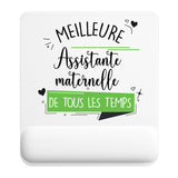 Tapis de souris Assistante Maternelle Meilleure temps femme