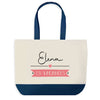 Sac de shopping bleu Elena en Vacances