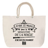 Sac Fête des Mères Mamie Famille Idée Cadeau anniversaire Noël Travail Boulot Métier Départ Retraite Collègue Femme cabas shopping plage