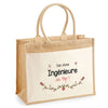 Sac Fête des Mères Mamie MAman Soeur Femme Famille Idée Cadeau anniversaire Noël Travail Boulot Métier Départ Retraite Collègue Femme cabas shopping plage