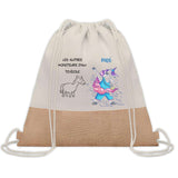 Sac Fête des Pères Papi Papa Cadeau anniversaire Noël Travail Boulot Métier Départ Retraite Collègue Homme cabas shopping plage