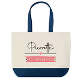 Sac de shopping bleu Pierrette en Vacances