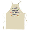 Cadeau Cuisinier cuisinière mère maman papa père mamie papi Vêtement Blouse de protection Barbecue Jardinage Tablier de Travail Tâches ménagères 