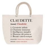 Sac Fête des Mères Mamie Famille Idée Cadeau anniversaire Noël Travail Boulot Métier Départ Retraite Collègue Femme cabas shopping plage