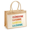 Sac Fête des Mères Mamie MAman Soeur Femme Famille Idée Cadeau anniversaire Noël Travail Boulot Métier Départ Retraite Collègue Femme cabas shopping plage