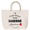Sac Fête des Mères Mamie Famille Idée Cadeau anniversaire Noël Travail Boulot Métier Départ Retraite Collègue Femme cabas shopping plage