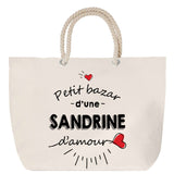 Sac Fête des Mères Mamie Famille Idée Cadeau anniversaire Noël Travail Boulot Métier Départ Retraite Collègue Femme cabas shopping plage