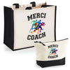 Cabas homme ou femme sac plage ou shopping tote bag pochette trousse Idée cadeau original pour anniversaire Noël travail départ retraite collègue famille fete des mères fetes des pères papa maman mamie papi