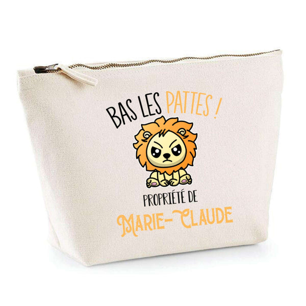 Trousse pochette de rangement maquillage Fête des Mères Mamie Famille Idée Cadeau anniversaire Noël Travail Boulot Métier Départ Retraite Collègue Femme