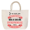 Sac Fête des Mères Mamie Famille Idée Cadeau anniversaire Noël Travail Boulot Métier Départ Retraite Collègue Femme cabas shopping plage