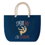 Sac de plage Bleu anse corde J'peux Pas Astronomie