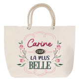Sac Fête des Mères Mamie Famille Idée Cadeau anniversaire Noël Travail Boulot Métier Départ Retraite Collègue Femme cabas shopping plage