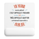 Tapis de souris ergonomique avec repose-poignet, accessoire bureau pour femme et homme, fête des pères, cadeau pas cher, idée cadeau fête des mères, secret santa, départ à la retraite, télétravail et gaming