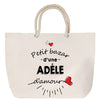 Sac Fête des Mères Mamie Famille Idée Cadeau anniversaire Noël Travail Boulot Métier Départ Retraite Collègue Femme cabas shopping plage