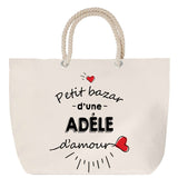 Sac Fête des Mères Mamie Famille Idée Cadeau anniversaire Noël Travail Boulot Métier Départ Retraite Collègue Femme cabas shopping plage