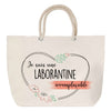 Sac Fête des Mères Mamie Famille Idée Cadeau anniversaire Noël Travail Boulot Métier Départ Retraite Collègue Femme cabas shopping plage