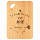 Planche bambou gravée personnalisée homme idée cadeau Fête des Pères apéro 30×20 prénom cuisine plateau fromage anniversaire noel papa papi 