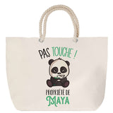 Sac Fête des Mères Mamie Famille Idée Cadeau anniversaire Noël Travail Boulot Métier Départ Retraite Collègue Femme cabas shopping plage