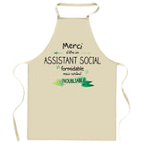 Cadeau Cuisinier cuisinière mère maman papa père mamie papi Vêtement Blouse de protection Barbecue Jardinage Tablier de Travail Tâches ménagères 