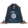 sac a dos bleu coton recycle avec pochette idee cadeau originale pour collegue ami prof ou membre de la famille cadeau mixte noel anniversaire secret santa ou depart au travail sac leger pratique et ecologique design breton moderne